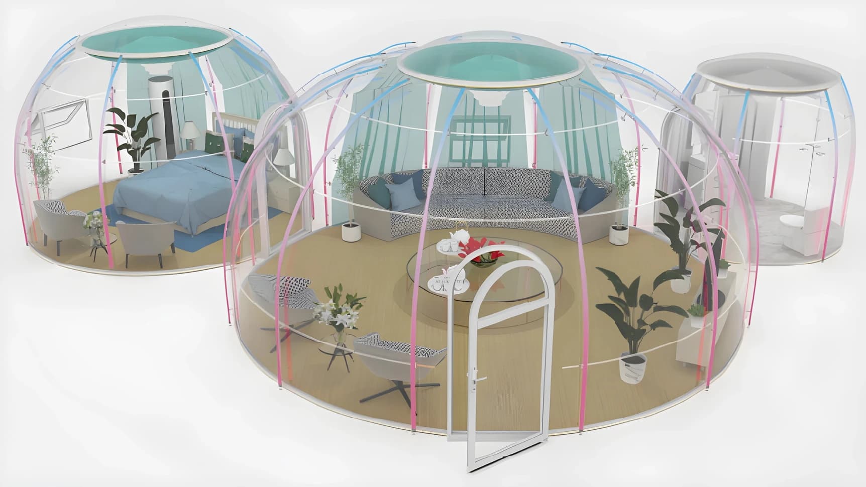 Him Dome 6.0m + 4.0m + 2.5m